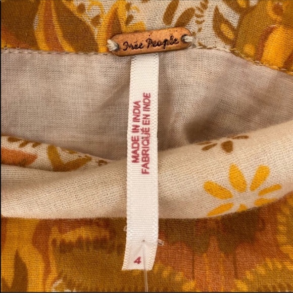 🆕Free People | Drop Waist Long Skirt Sz 4 NWT - Picture 5 of 9